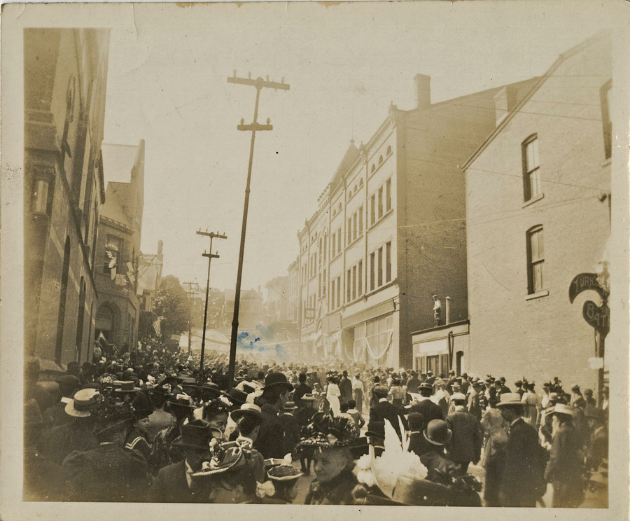 Library Place and Main Street, Danbury