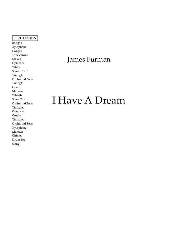 I Have A Dream - Percussion.pdf