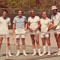 Al Stewart, with tennis players