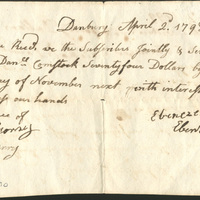 Ebenezer Pickit and Ebenezer Nichols to Daniel Comstock