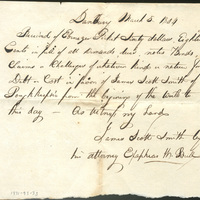 Ebenezer Pickit to James Scott Smith