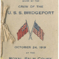 Farewell dance given by the crew of the U. S. S. Bridgeport