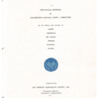 Genealogical resources of Southwestern Fairfield County, Connecticut in the towns and cities of Darien, Greenwich, New Canaan, Norwalk, Stamford (and) Wilton.