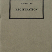 Selective Service Regulations, Volume II, Registration