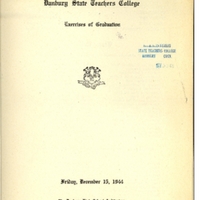 1944 Commencement, Danbury Teachers College