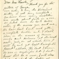 Letter to Mary. A. Hawley