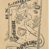 Herndon Dowling bookplate