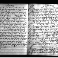 Horace Purdy Journal June 1869 Entry