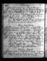 Horace Purdy Journal August 1869 Entry