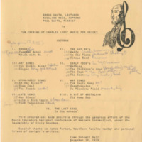 James Furman concert programs