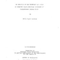 An Analysis of the Technique and Style of Selected Black-American Composers of Contemporary Choral Music