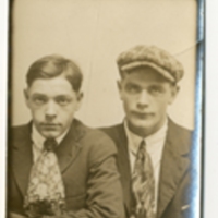 Unidentified, photo booth portraits