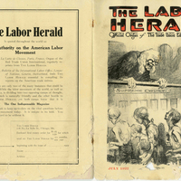 Labor Herald from July of 1922