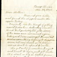 Letter to Mary A. Hawley
