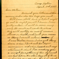 Letter to Mary A. Hawley