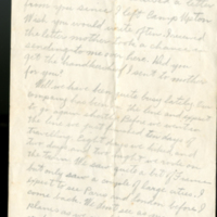 Letter to Mary (E. Hawley) Fairchild