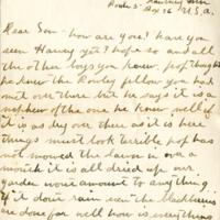 Letter to George B. Hawley