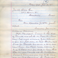 Pinkerton Report - Jan 27, 1891 - No. 1