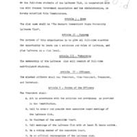 Constitution of the Western Connecticut State University Lacrosse Club