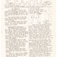 The Echo, v1,  number 1