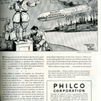 Philco Corporation advertisement. &quot;Don&#039;t look now, boys, but...&quot;