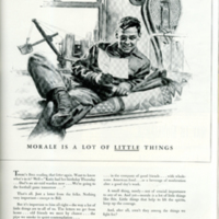 Brewing Industry Foundation advertisement; &quot;Morale is a lot of little things.&quot;