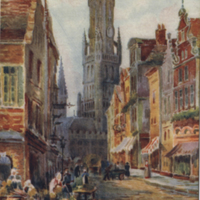 Bruges, postcard