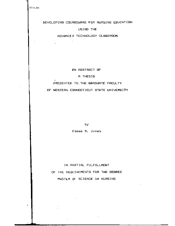 http://archives.library.wcsu.edu/theses/RT73.J66.pdf