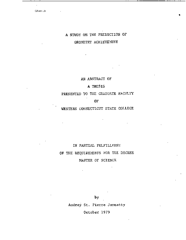 http://archives.library.wcsu.edu/theses/QA461.J3.pdf