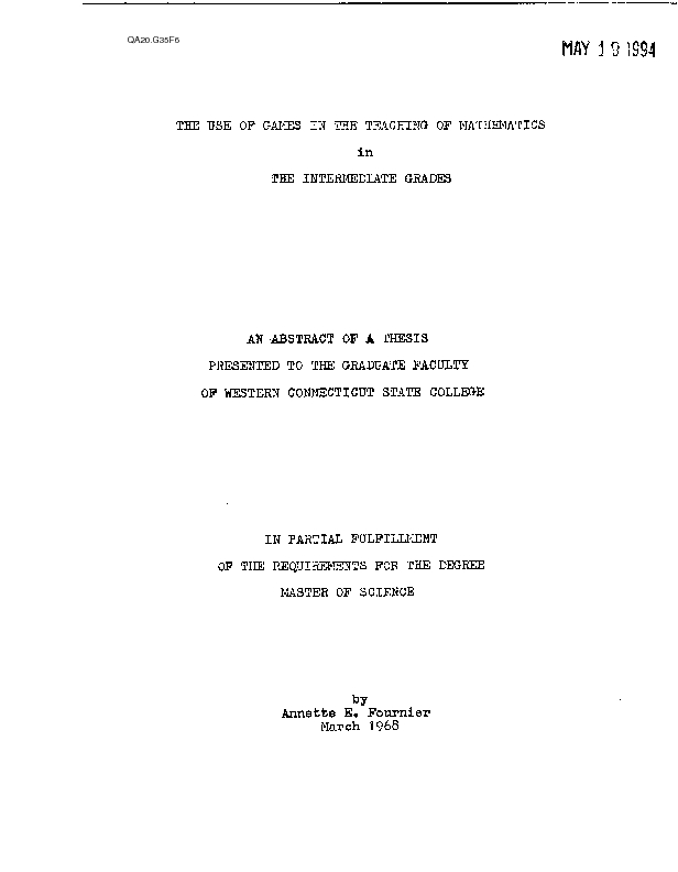 http://archives.library.wcsu.edu/theses/QA20.G35F6.pdf