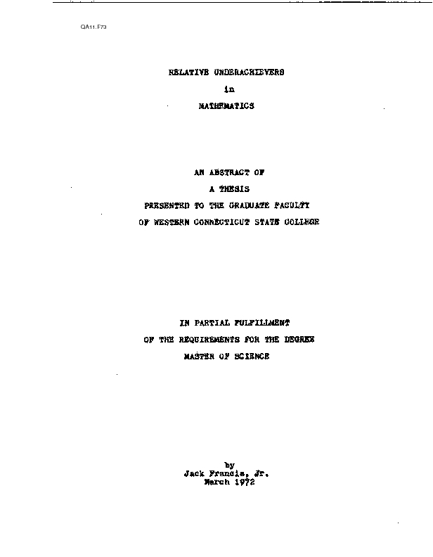 http://archives.library.wcsu.edu/theses/QA11.F73.pdf